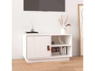 Meuble tv coloris blanc 70 cm <strong></strong>  <strong></strong>