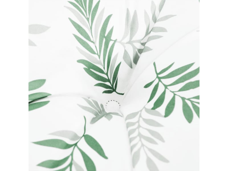  Coussin de banc de jardin, coussin d'assise motif de feuilles 200x50x7 cm tissu cf52763  - Conforama E