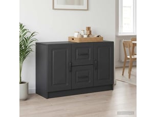 Buffet    <strong>VIDAXL</strong> <strong></strong> - 89 cm coloris noir 