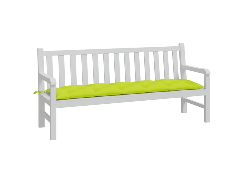  Coussin de banc de jardin, coussin d'assise vert brillant 180x50x7cm tissu oxford cf52870  - Conforama C