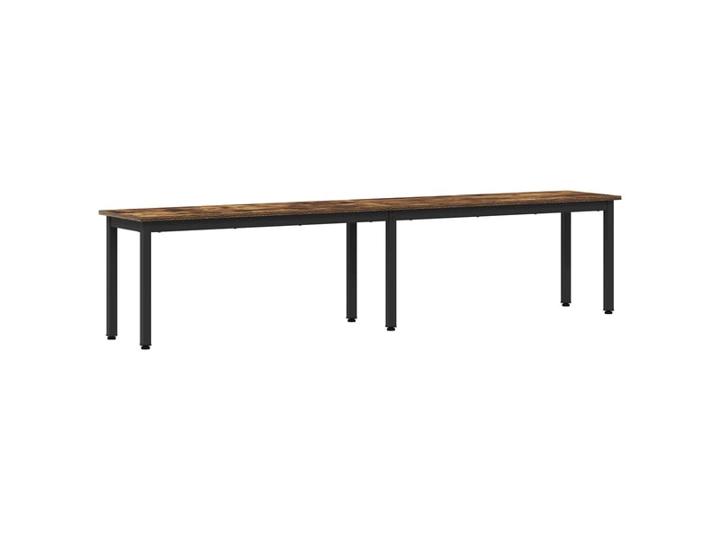  Banc d'entrée, banc d'intérieur chêne fumé 200x35x45 cm bois d'ingénierie  - Conforama A