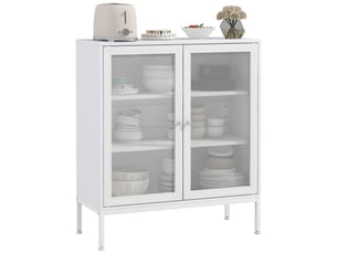 Buffet 2 porte(s) <strong>PANGIVO</strong> <strong></strong> - 80 cm coloris blanc