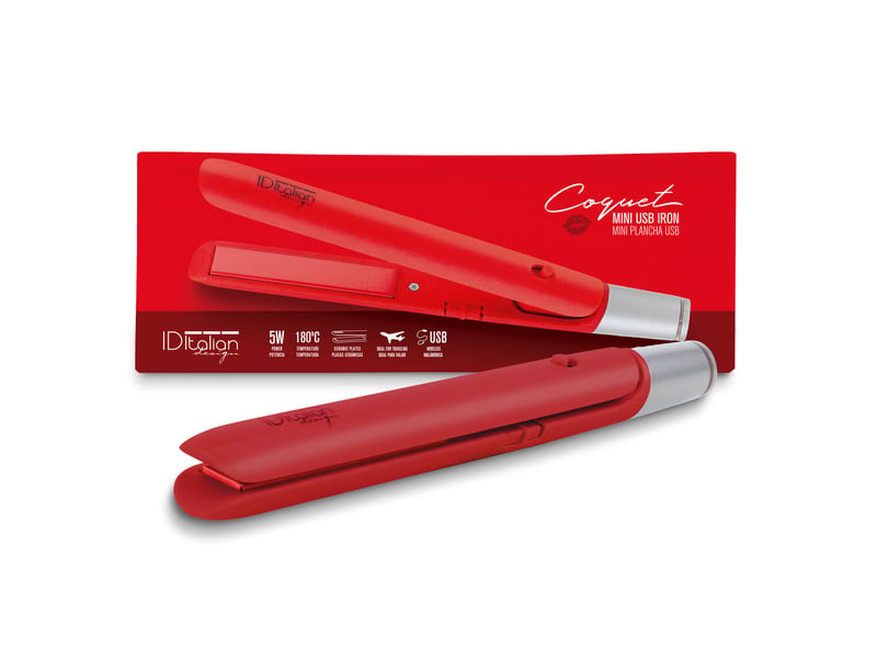  Mini lisseur professionnel usb coquet red  - Conforama A
