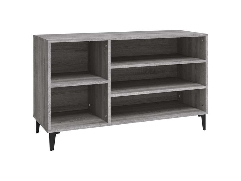  Armoire à chaussures sonoma gris 102x36x60 cm bois d'ingénierie shl4830  - Conforama A