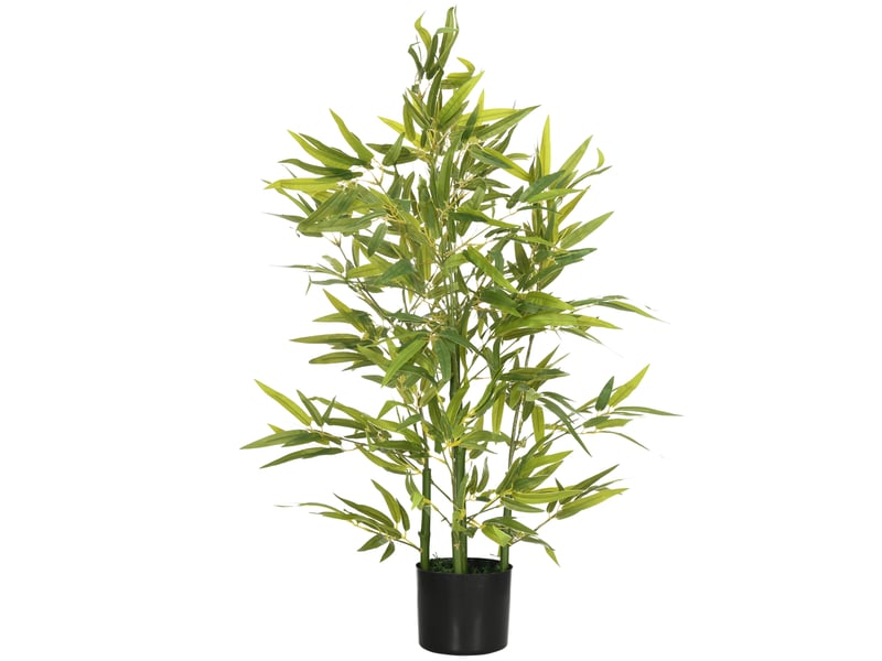  Arbre artificiel, plante artificielle, 5 troncs, 504 feuilles, pot robuste, plastique  - Conforama B
