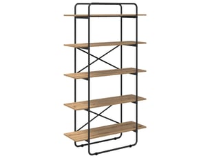 Étagère 5 niveaux, étagère de rangement 100 x 35 x 175,5 cm pb chêne artisanal