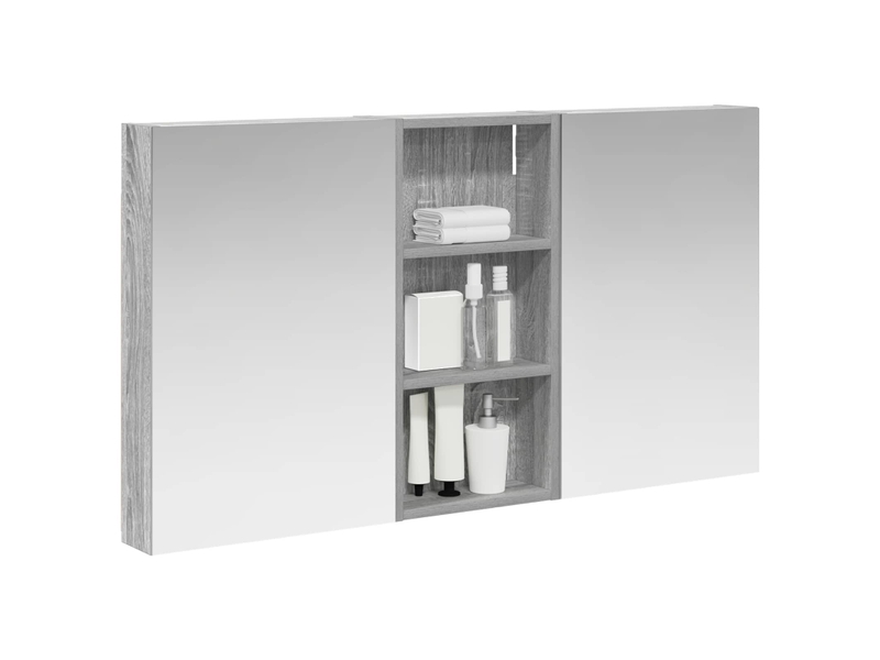  Ensemble de meubles de salle de bain 3 pcs 110x10.5x60.5 cm shl5705  - Conforama C