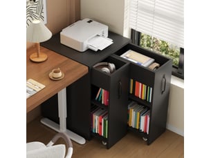 Bibliotheque coloris  noir  <strong>OKWISH</strong> <strong></strong> - 52 cm x 75 cm