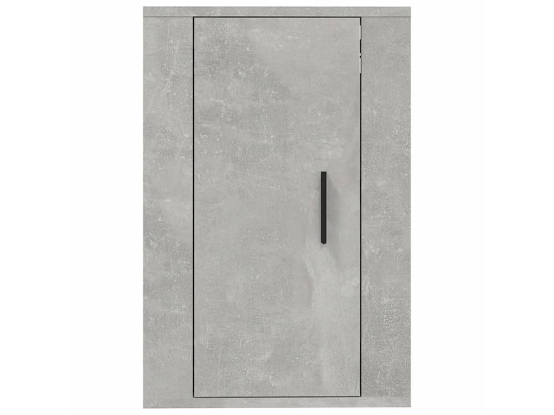  Lot de 2 meuble tv mural, meuble tv suspendu gris béton 40x34,5x60 cm  - Conforama E
