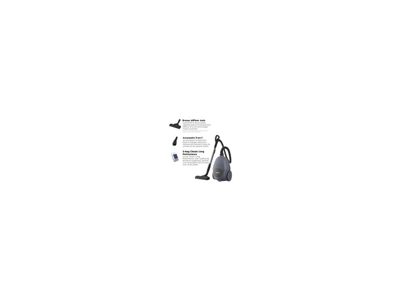  Aspirateur traineau avec sac puresound 700 silent 600 w bleu 59 db hepa 12 m 8336580 - Conforama B
