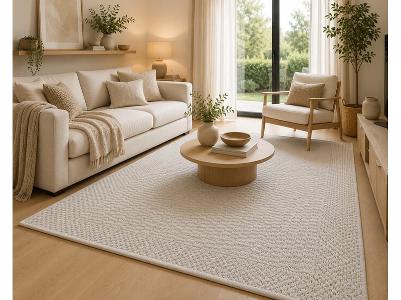Tapis tissé naturel - crème - 200x290 beige S-TPS_NATURA1707_CRE200