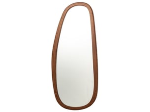 Miroir de salle de bain coloris marron <strong>PARIS PRIX</strong> <strong></strong> - 80 cm x 3.5 cm