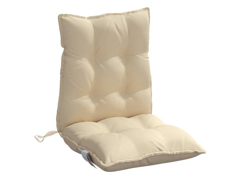  Lot de 6 coussins d'extérieur, coussins de chaise beige 100 x 50 x 7 cm cf56430  - Conforama E