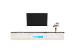 Meuble tv coloris bicolore 180 cm <strong></strong>  <strong></strong>