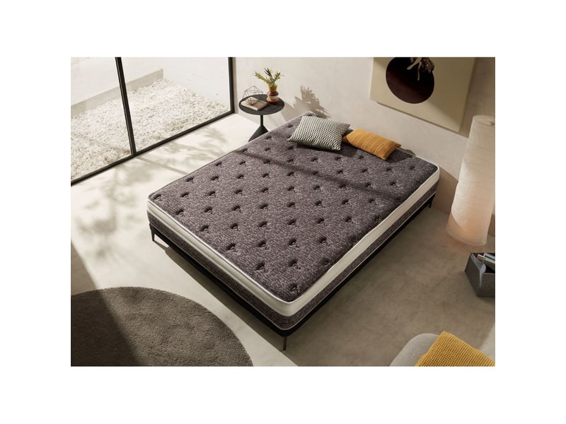  Matelas à mémoire de forme gel luxury oasis natur - mi-ferme, mémoire de forme gel, tissu 3d respirant 8435720051612 - Conforama C
