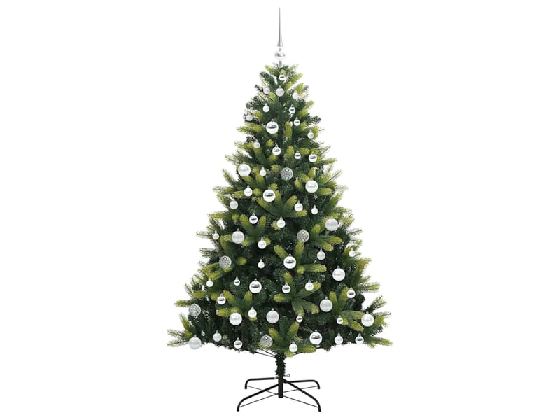  Sapin de noël, arbre de noël artificiel en silicone flexible 300 leds vert cf61599  - Conforama D