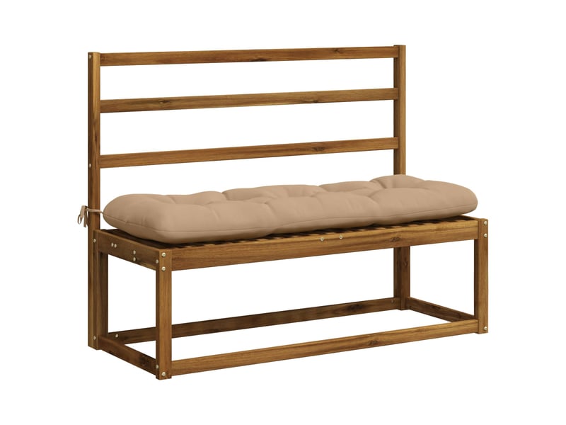  Lot de 2 coussins de banc, coussins d'assise vianen 100 % polyester sable cf57668  - Conforama C