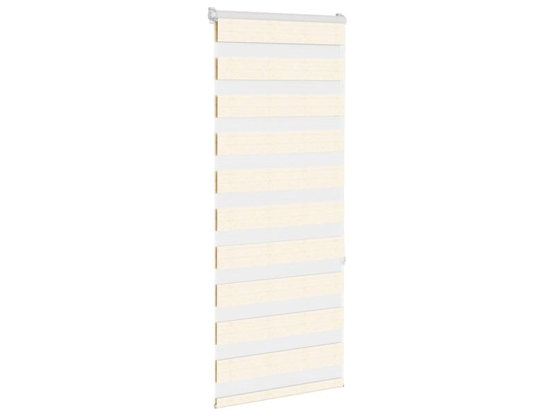  Store zèbre, store de fenêtre beige marbré largeur du tissu 55,9 cm polyester cf48306  - Conforama C