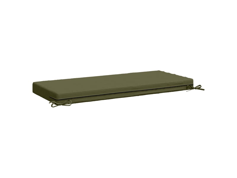 Coussin de banc, coussin d'assise, coussin de canapé soest 100 % polyester vert olive cf53727 - Conforama D