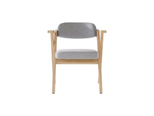 6 chaises pliantes en bois massif avec coussins velours beige – confort salle à manger et café