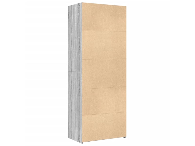  Buffet haut - bahut - meuble de rangement sonoma gris 70x42,5x185 cm bois d'ingénierie  - Conforama D