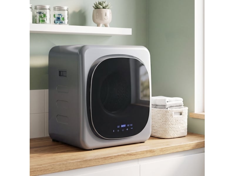 Sèche-linge à évacuation 48x40x56 cm 4 kg 800 w argent - Conforama B