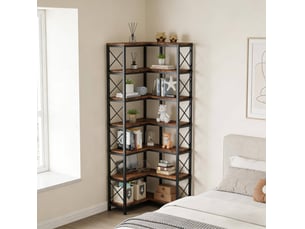 Bibliotheque coloris  bicolore 7 étagère(s) <strong>MIVRAY </strong> <strong></strong> - 60 cm x 200 cm