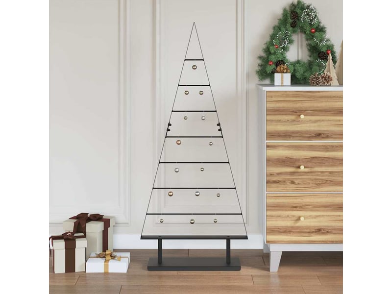  Arbre de noël, sapin de noël en métal noir 125,5 cm acier  - Conforama B
