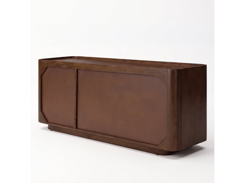  Buffet en bois de manguier finition noyer-aldo Aldo - Conforama C