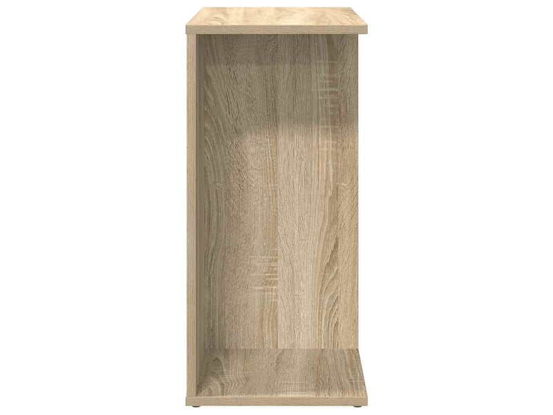  Lot de 2 tables de chevet - cabinet de chevet - table de nuit chêne sonoma 46,5x29x61cm bois ingénierie  - Conforama E