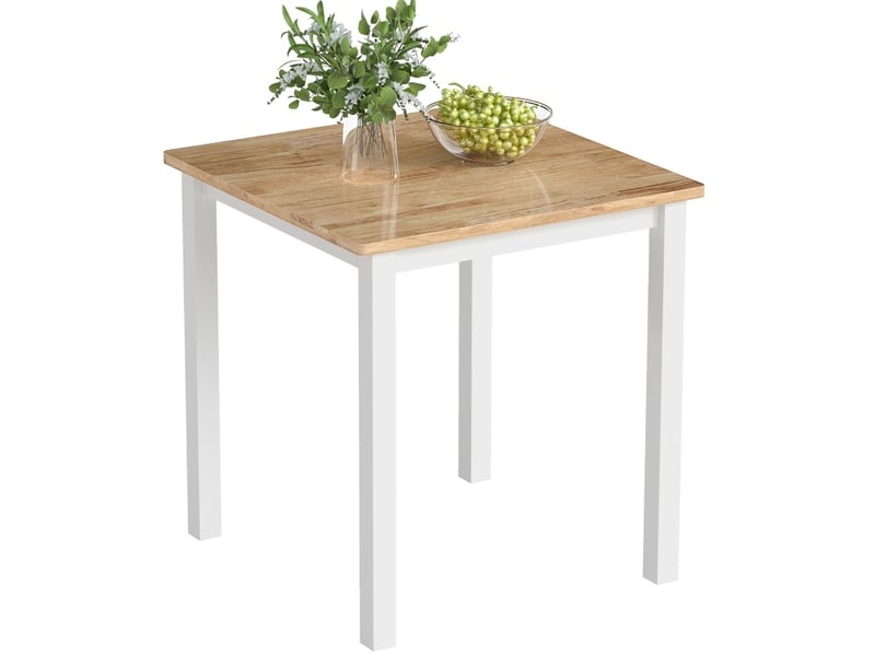  Table à manger 69x69x75 cm pour 4 personnes bois chêne  - Conforama B