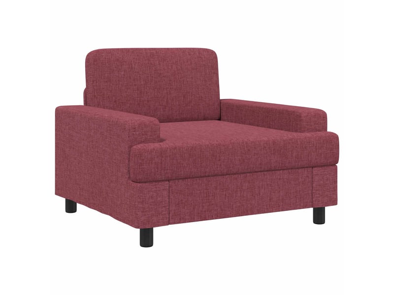  Vidaxl fauteuil bordeaux tissu  - Conforama A