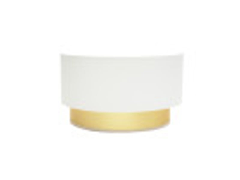  Applique murale fabrilamp anuska blanc or 1 x e27 17x30x16 cm 188661001 - Conforama B