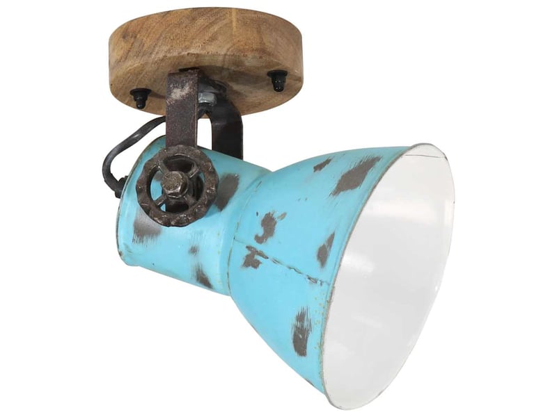  Lampe murale, applique murale 25 w bleu délavé 11,5x11,5x25 cm e27  - Conforama A