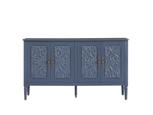 Buffet 4 porte(s)  0 tiroir(s) WISHDOR  - 160 cm coloris bleu 