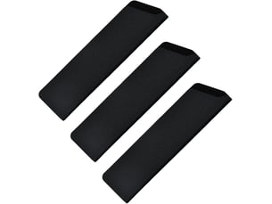(noir) lot de 3 protège-lames en plastique, étui de protection pour couteau de cuisine
