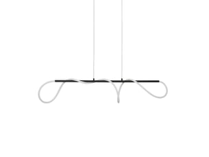 Suspension siveo oblong 25x140cm noir