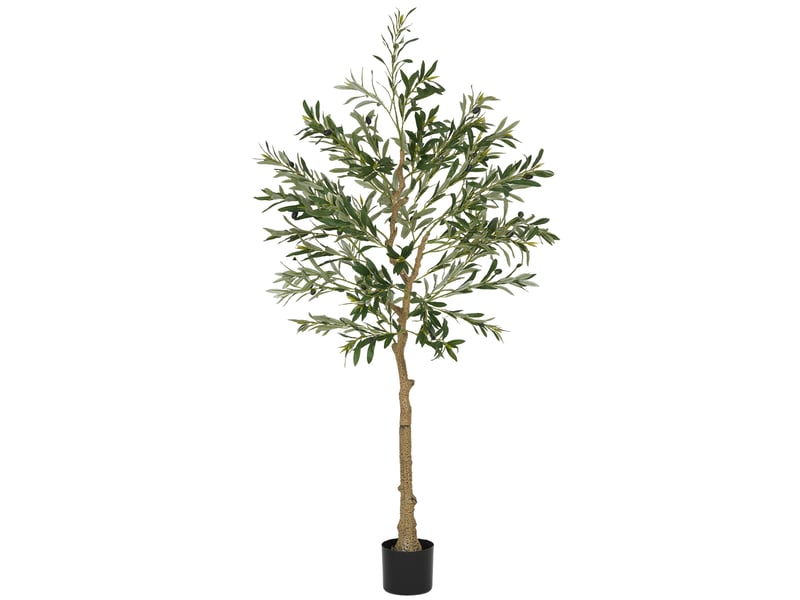  Olivier artificiel 150 cm plante artificielle intérieur, fausse plante décoration pour maison, bureau, salon, chambre  - Conforama A