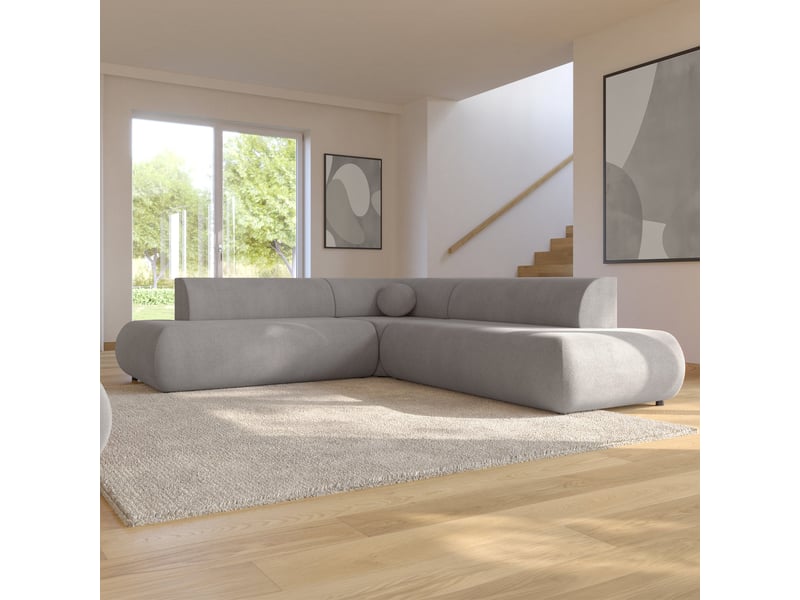  Selsey armone - canapé d'angle convertible - 265 cm - gris Armone - Conforama B