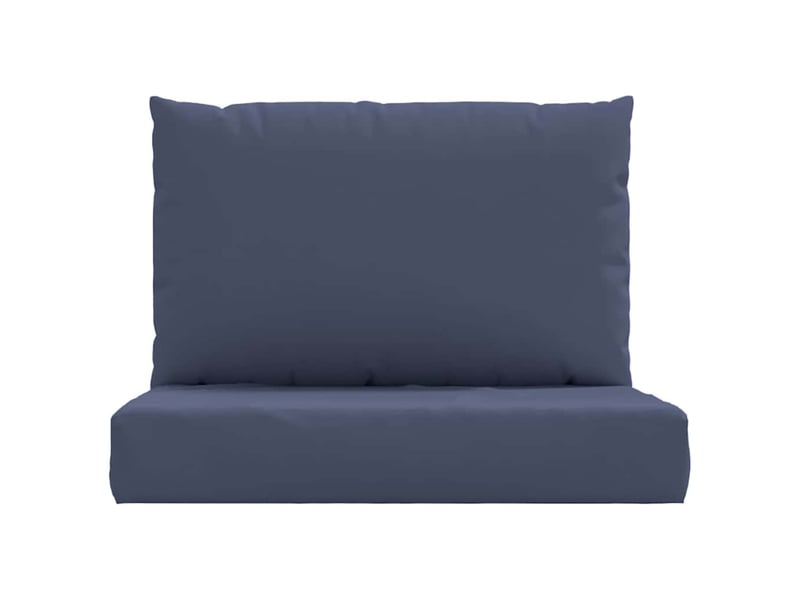  Lot de 2 coussins de palette, coussins de canapé bleu marine tissu cf59504  - Conforama D
