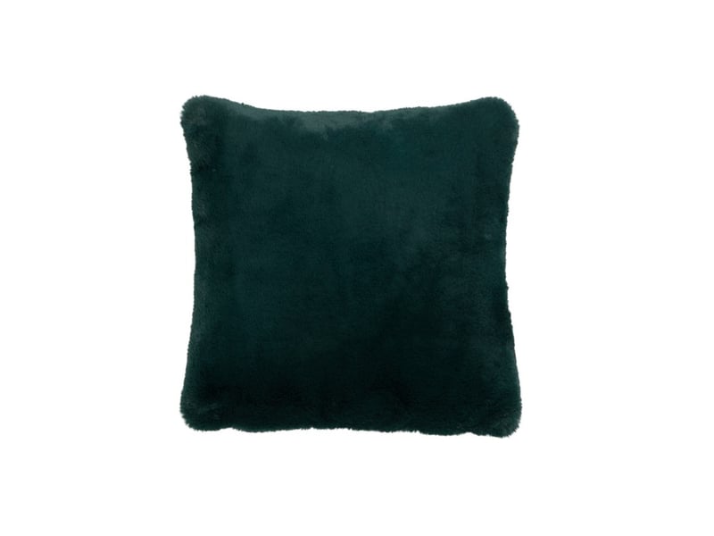  Coussin carré en polyester vert foncé 44x41cm  - Conforama A