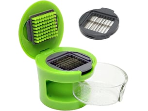 Broyeur d'ail presse-ail portable en acier inoxydable presse-ail multifonction broyeur d'ail coupe-ail de haute qualité facile à utiliser fort utilisé