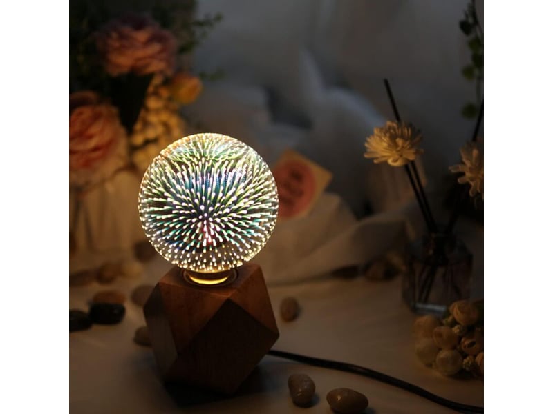  Edison ampoule 3d feu d'artifice led ampoule 4w 220-240v e27 spécialité ampoule décorative (g95)  - Conforama B
