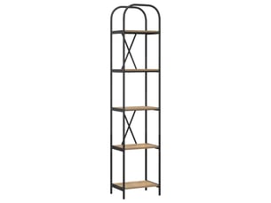 Étagère 5 niveaux, étagère de rangement 40 x 30 x 183 cm bois d'ingénierie shl4844