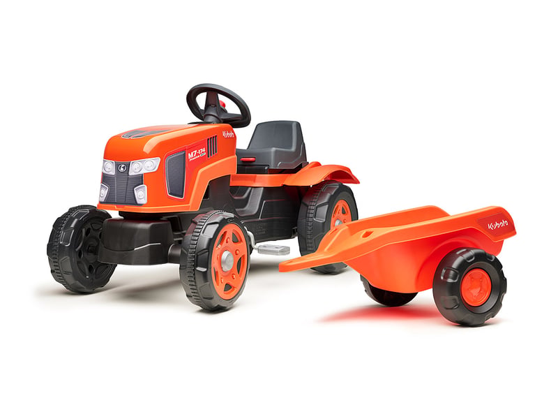  Tracteur enfant kubota avec remorque 2 à 6 ans - falk  - Conforama A