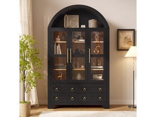 Buffet <strong></strong> <strong>Qualité haut de gamme</strong> - 110 cm coloris noir