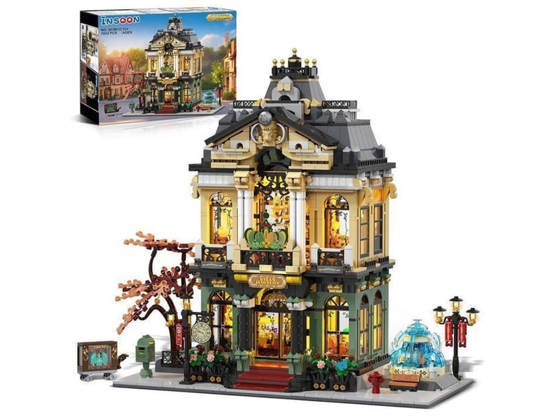  Jeu de construction ville magasin de bijoux led 1933 pieces maison a deux niveaux 151498_AABIZ50855_6_DROPFR - Conforama A