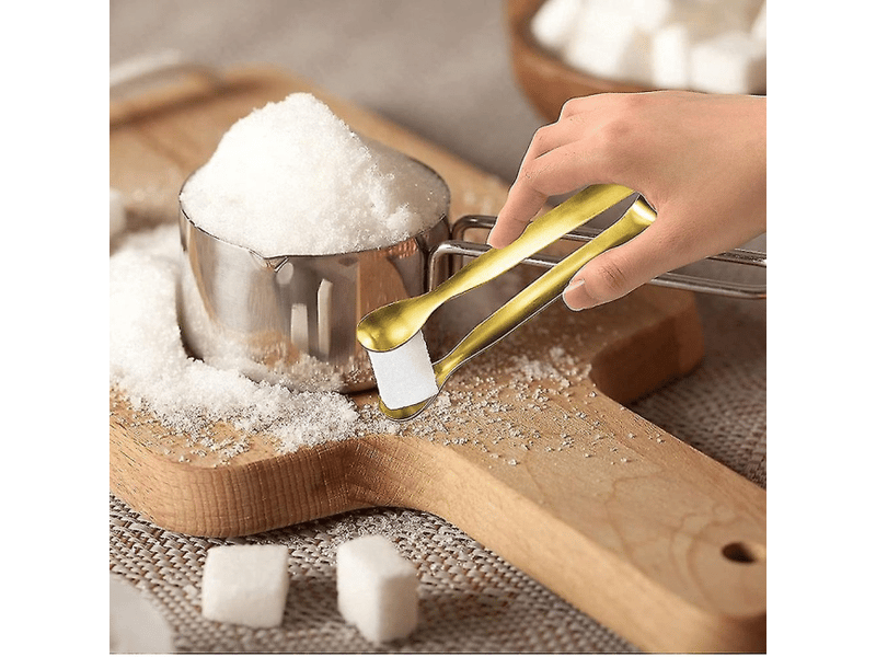 Pinces de cuisine 8 pièces, petite porcelaine pour dîner de fête, pinces à dîner en acier inoxydable, café pour goûter - Conforama C