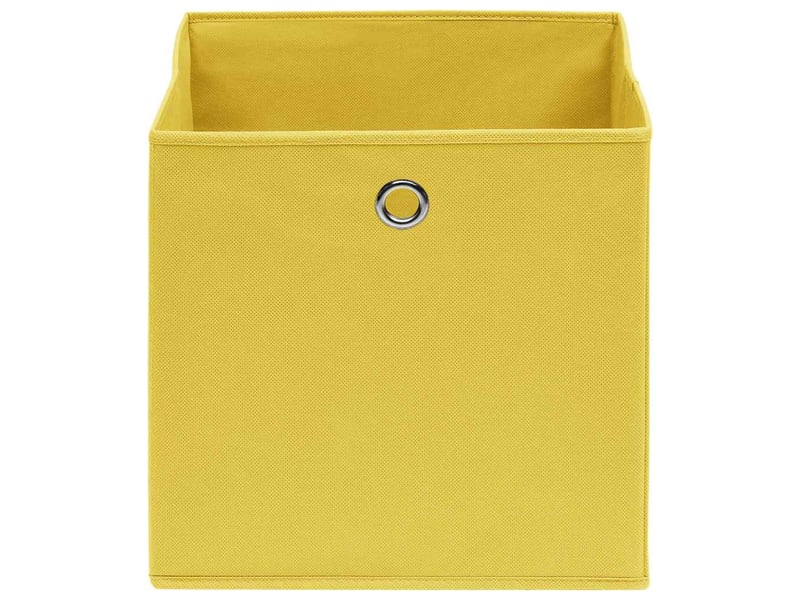 Boîtes de rangement 10 pcs jaune 32x32x32 cm tissu  - Conforama C