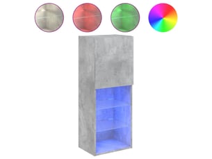 Meuble tv coloris gris 40.5 cm <strong></strong> <strong></strong>